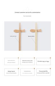 Palillos Desechables para Sushi de Estilo Japonés con Logotipo Personalizado Impreso - Product Image 5