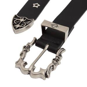 Cinturón Gótico Punk de Cuero PU con Doble Hebilla y Remaches de Estrella, Unisex, Estilo Punk <span class=keywords><strong>Rock</strong></span>, para Jeans, Venta al por Mayor, Tendencia 2026 - Product Image 4