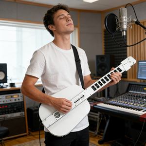 Instrument de musique électronique populaire et <span class=keywords><strong>guitare</strong></span> électronique avec des fonctionnalités de <span class=keywords><strong>synthétiseur</strong></span> pour la musique expérimentale - Product Image 2