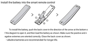 Samsung thông minh bằng giọng nói TV điều khiển từ xa với Cố Định Mã AAA pin 10m phạm vi 4 nút cho Netflix & thủ video truy cập - Product Image 4