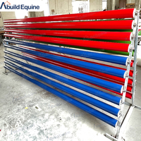 ABUILD Poteaux de saut équestre robustes en plastique avec un diamètre de 10 cm, options de longueur de 300 cm/350 cm et différentes couleurs, fabriqués en Chine