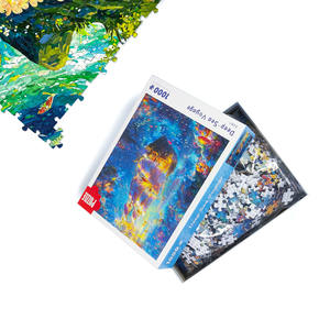 <span class=keywords><strong>Puzzle</strong></span> personnalisable <span class=keywords><strong>de</strong></span> 1000 pièces 750*500MM jouet éducatif en plastique effet bois pour 2-4 caractéristiques logo imprimé échantillon <span class=keywords><strong>gratuit</strong></span> - Product Image 5