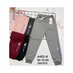 Pantaloni sportivi invernali per bambini pantaloni sportivi in cotone stampati e Leggings pantaloni lunghi per bambini - Product Image 1