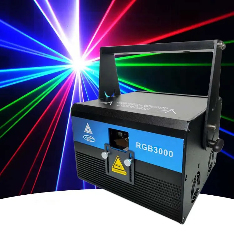 1W 3W 5W 10W laser hiển thị ilda 3D laser chiếu bên Disco sân khấu đầy đủ màu sắc Lazer hoạt hình DJ đèn laser cho câu lạc bộ đêm