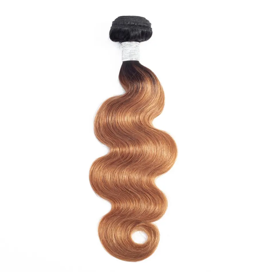 1b/30 Ombre Bundles Full Cuticle Body Wave 1Bundle Brazilian Human Hair Weave Bundles 100% Virgin Human Hair Extensions