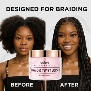 Gel coiffant Oalen Private Label en gros pour tresses et torsades, tenue extrême, sans résidus, anti-frisottis, brillance intense pour toutes les coiffures tressées - Product Image 3