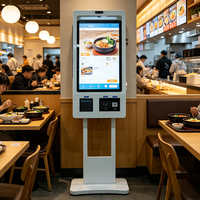 Terminal de Pago y Pedidos de Autoservicio Multifuncional de 32 Pulgadas con Pantalla Táctil, Kiosco Multilingüe para Lugares Públicos, OEM ODM