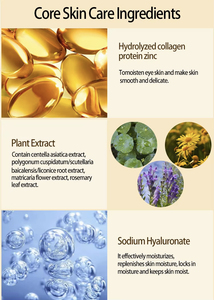 Personnalisation OEM - Patchs pour les yeux en or 24 carats, naturels et biologiques, soin des yeux, gel, coussinets, collagène, acide hyaluronique, éclaircissant, <span class=keywords><strong>cernes</strong></span> - Product Image 5