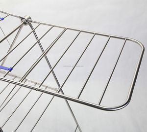 מתקפל Gullwing ייבוש מדף עם Airer בגדים סוס בגדים ובד Stand מייבש - Product Image 6