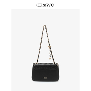 <span class=keywords><strong>Sac</strong></span> à main bandoulière de luxe <span class=keywords><strong>noir</strong></span> brodé en PU durable, mini carré, avec chaîne, pour <span class=keywords><strong>femme</strong></span>, doublure en polyester, capacité 1L - Product Image 4