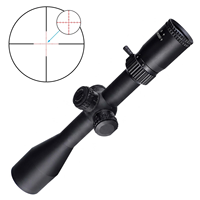 Lunette de tir tactique Bowei 4-20X50 SFIR avec objectif optique HD, tube de 30 mm, illumination rouge et parallaxe latérale