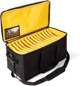 Tas Kabel DJ Besar dengan Tali Selempang, Tas Gig Gitar Tahan Lama untuk Musisi, Kotak Organizer Kabel dengan Pegangan - Product Image 1