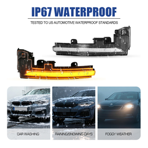 Lot de 2 clignotants latéraux à LED dynamiques pour rétroviseurs extérieurs Land Rover Range Rover Sport/Evoque/<span class=keywords><strong>MK</strong></span> IV L405 - Product Image 4