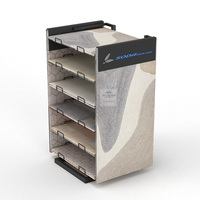 Présentoirs SODA Modernes Démontables en Métal Antirouille pour Magasins de Tapis, Textiles et Articles de Décoration Douce