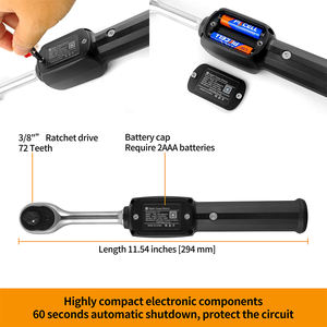 Chiave dinamometrica digitale a 72 denti 6.8 ~ 135N/m Chiave dinamometrica digitale da 3/8 pollici per impieghi gravosi - Product Image 2