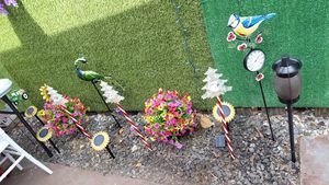 <span class=keywords><strong>Flores</strong></span> Artificiales para Paisajismo <span class=keywords><strong>de</strong></span> Parques, Estacas Decorativas para Jardines y Caminos Públicos - Product Image 3