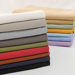 300G Combed Cotton Twill <b>Fabric</b> Sand Washed Medium <b>Weight</b> Pure Cotton Cloth For Suit Pants DIY Handmade Garment Material - Product Image 1