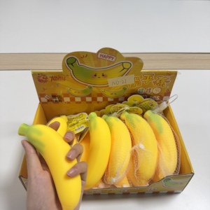 Juguete Blandito de Plátano de Simulación TPR, Juguete Antiestrés de Plátano Perezoso para Aliviar la Ansiedad, Fabricante de Juguetes de Plátano para Pedidos al por Mayor - Product Image 3