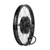 Kit de roue de vélo électrique 3000W 5000W en stock, kit de conversion de moteur de moyeu de moto 17" 19" pour vélo électrique
