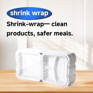 Caja de Plástico MFPP para Alimentos de 7, 8 y 9 Pulgadas, Desechable, Reciclable, Apta para Microondas, con Tapa Abatible, Grabado en Relieve y Logotipo Personalizado para Llevar - Product Image 2