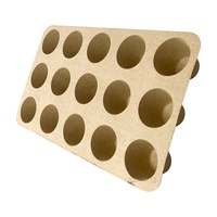 Plateau de graines de pâte à papier, 12 cellules biodégradables bon marché, Pot de pépinière de fleur de pivoine