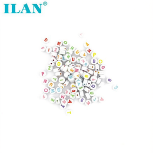 Perline con lettere ILAN 4x7mm circa 17g per la creazione di gioielli - Product Image 2