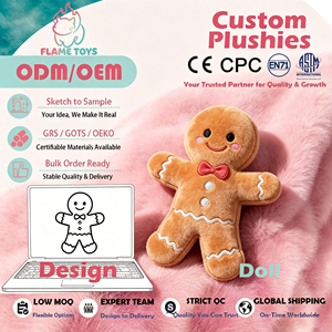 Peluche Personalizado con Aroma a Hombre de Jengibre para Calendario de Adviento Navideño, con Certificación CE - Product Image 1