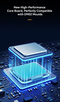 Base de meulage de fente SIM JCID pour la série iPhone 17 EM03 – Outils de machine à meuler les puces de carte mère CNC