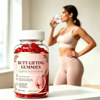 Bouteille de 30, 60, 90 ou 120 gummies personnalisés en forme de courbes corporelles
