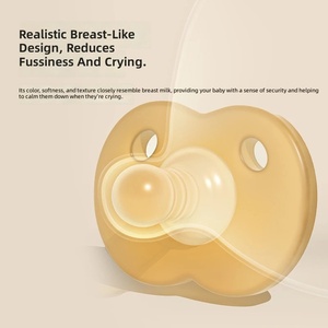Sucette apaisante pour bébés nouveau-nés, en silicone de qualité alimentaire, sans BPA, ressemblant à un sein, pour nourrissons - Product Image 2