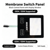 Bande tactile résistante à la chaleur PC/PET avec support adhésif pour carte de circuit imprimé, sérigraphiée, utilisée pour les panneaux de commande de machines à brancher