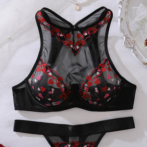 Audaci biancheria intima Sexy Sexy Sexy intimo Sexy completo vedo attraverso reggiseno perizoma <span class=keywords><strong>sensuale</strong></span> elegante da donna Lingerie Sexs - Product Image 2