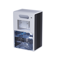 Déshumidificateur domestique alimenté par USB de 300 ml avec réservoir de grande capacité de 2 L, déshumidificateur portable pour chambres à coucher, source d'alimentation de type C