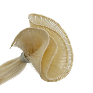 ต่อผมแบบแฮนด์ไทด์ พรีเมียม เกรดดับเบิ้ลดรอน ผมแท้ 100% เรมี่ คิวติเคิลเรียงเส้น คุณภาพสูง - Product Image 4