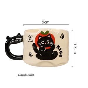 Caneca Empilhável Criativa para Gatos, de Alta Qualidade para Uso Doméstico, Resistente a Altas Temperaturas, Segura para Micro-ondas, com Alça, Caneca de Café com Desenho Animado Fofo, Lembrança - Product Image 6