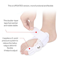 1 pièce/2 pièces, attelle pour hallux valgus, redresseur de gros orteil, correcteur, soulagement de la douleur au pied, soin des pieds, protecteur, outils de soin des pieds