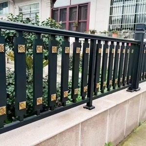 Barandilla de estilo chino, nueva barandilla artística de aluminio para villas, comunidades, patios, jardines, elegante enrejado de esgrima de pared - Product Image 5