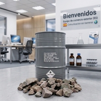 Carbure de calcium industriel pour le marché colombien / Emballage sur mesure / Haute pureté (>95%) / Expédition rapide Bogota Medellin
