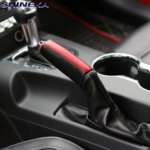 เบรค<span class=keywords><strong>มื</strong></span><span class=keywords><strong>อร</strong></span>ถยนต์สำหรับ Ford Mustang 2015 +,อุปกรณ์ตกแต่งรถยนต์ภายนอกที่หุ้มเบรก<span class=keywords><strong>มื</strong></span><span class=keywords><strong>อร</strong></span>ถยนต์หนัง - Product Image 1