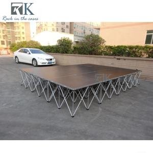 Square Platform Concerts Stage with Folding Riser Portable Stage Sale - Product Image 2