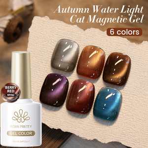 BORN PRETTY-<span class=keywords><strong>Vernis</strong></span> gel magnétique pour ongles d'hiver, perle de verre en cristal, gel semi-permanent pour yeux de chat, Aurora Sea Blue Cat, 10ml - Product Image 6