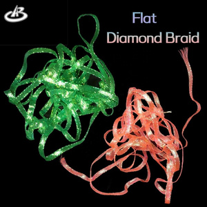 Trenza de diamante plano fluorescente UV para emergentes <span class=keywords><strong>Ninfa</strong></span> Camarón Scud agua salada Streamer Fly Tying Material - Product Image 4