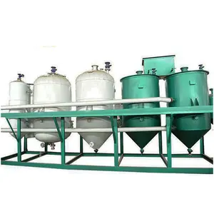 Cottonseed Oil Refining Line Cooking Oil Refinery Plant Edible Oil Refining Machine