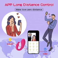 Neue beliebte drahtlose tragbare mobile gesteuerte Vibrator Doppel motor Starke vibrierende App Fernbedienung Jump Egg Vibratoren