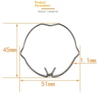 MR16 Lamp Holder Spring-Clip Spotlight Retaining Clip Lighting Hardware Accessory Factory Wholesale Carbon Steel Nickel Plated