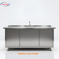 Banc de laboratoire moderne en acier inoxydable 304 pour hôpitaux et écoles, table de laboratoire de chimie et de biologie