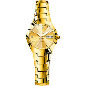 Reloj de Cuarzo para Mujer Seno, Correa de Acero Inoxidable Color Oro Rosa, Esfera Analógica, Cristal Revestido, Cierre Oculto, Resistente al Agua 3Bar, 20Cm - Product Image 4