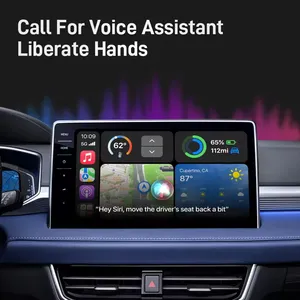 Araba AI kutusu Android oto IOS kablosuz CarPlay USB adaptörü Dongle için Ford Lexus Audi Benz BMW Skoda Nissan Hyundai Toyota