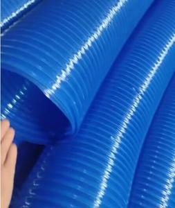 <span class=keywords><strong>Tuyau</strong></span> de dépoussiérage de ventilation <span class=keywords><strong>Tuyau</strong></span> <span class=keywords><strong>flexible</strong></span> de conduit d'air en PU bleu de 6 pouces - Product Image 1