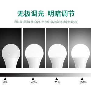 Led <b>Bulb</b> E27 Pc Lampshade Full Power Indoor Lighting Home Office Hotel Use - Product Image 5